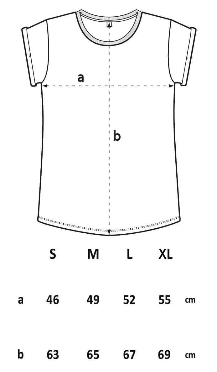 Wellenwal Rolled-Sleeve Damen T-Shirt