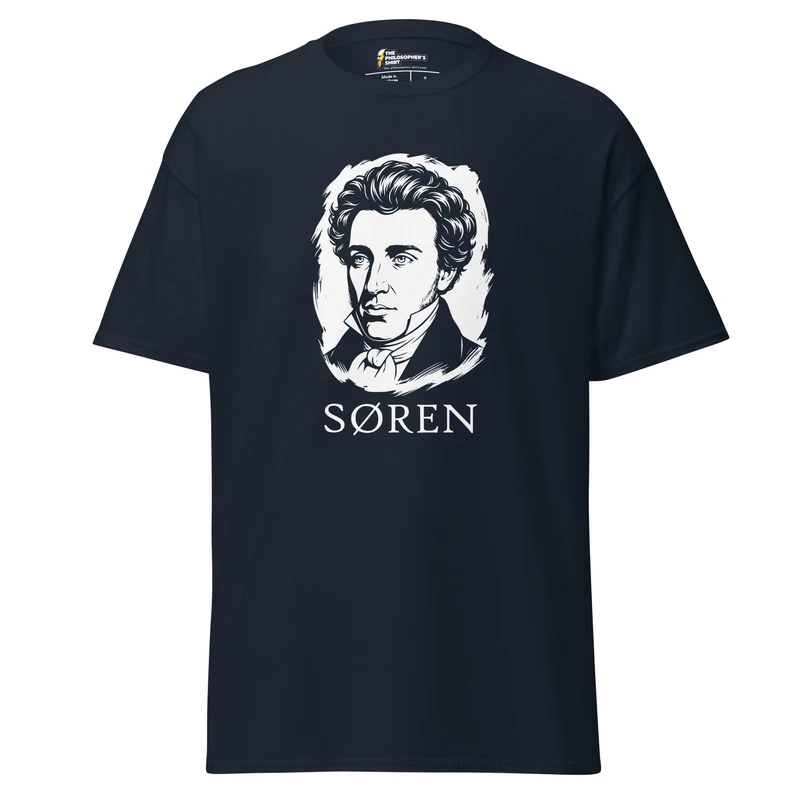 Soeren Kierkegaard Portrait - Unisex Classic T-Shirt