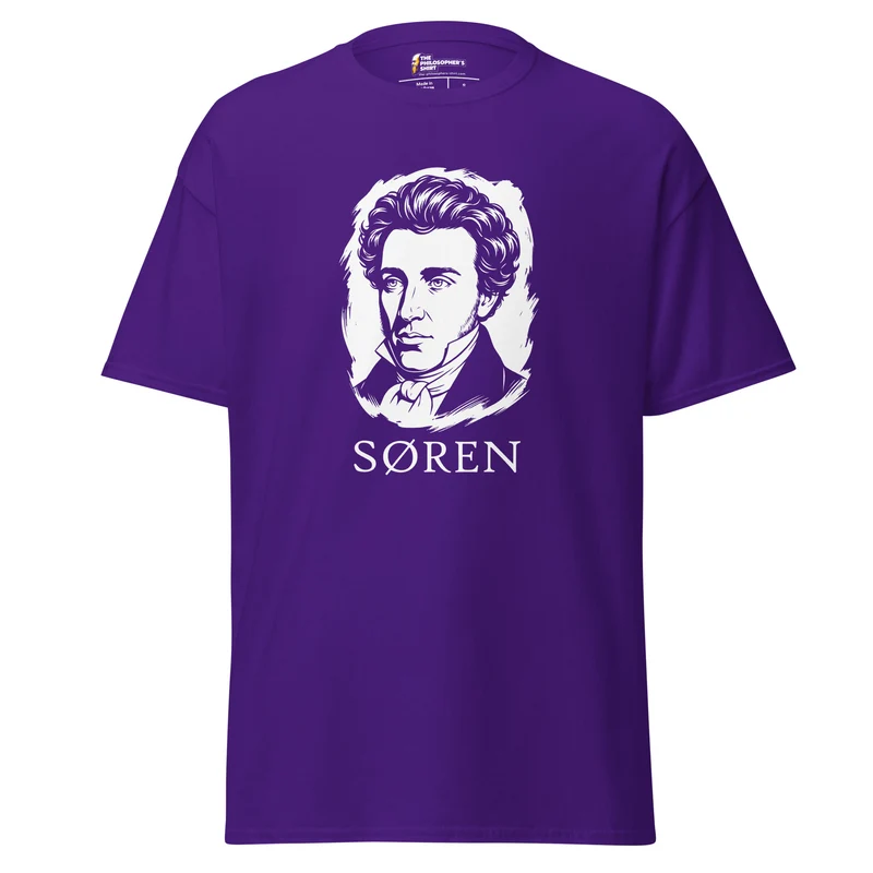 Soeren Kierkegaard Portrait - Unisex Classic T-Shirt