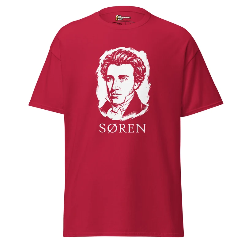 Soeren Kierkegaard Portrait - Unisex Classic T-Shirt