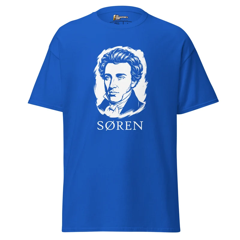 Soeren Kierkegaard Portrait - Unisex Classic T-Shirt