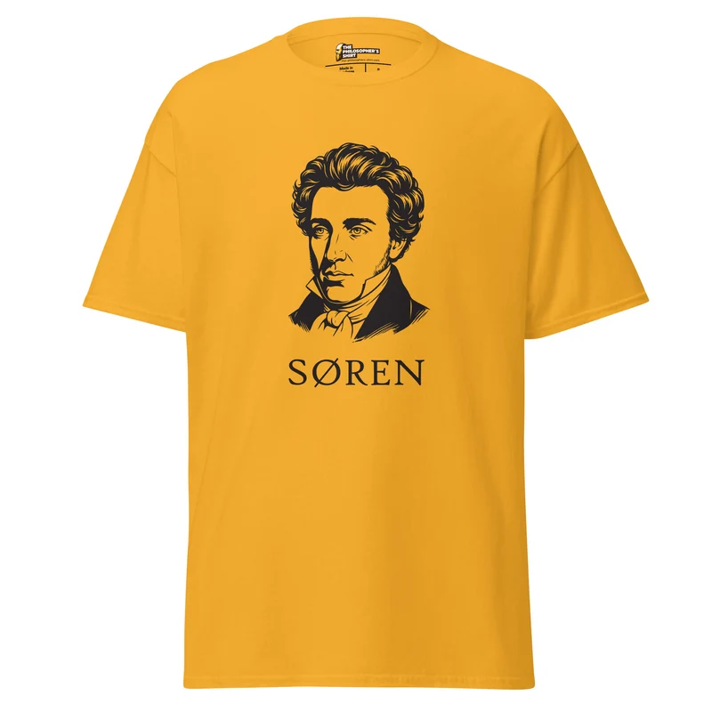 Soeren Kierkegaard Portrait - Unisex Classic T-Shirt