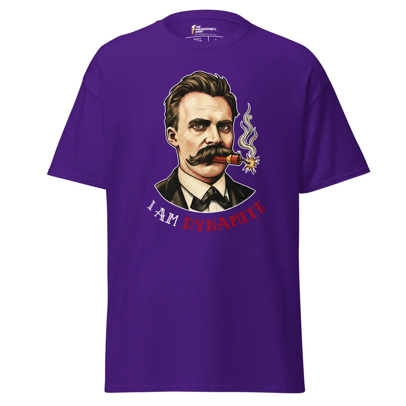 Friedrich Nietzsche: I am Dynamite - Unisex Classic T-Shirt