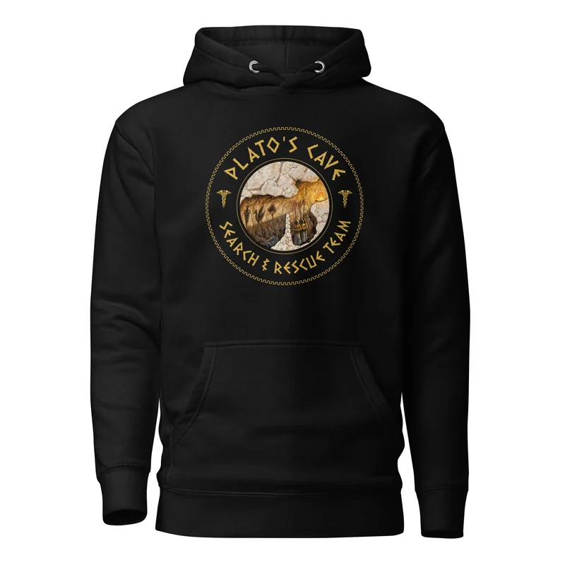Plato's Cave: Search & Rescue Team - Meme Edition - Premium Hoodie
