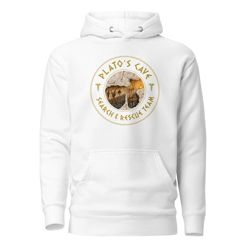 Plato's Cave: Search & Rescue Team - Meme Edition - Premium Hoodie