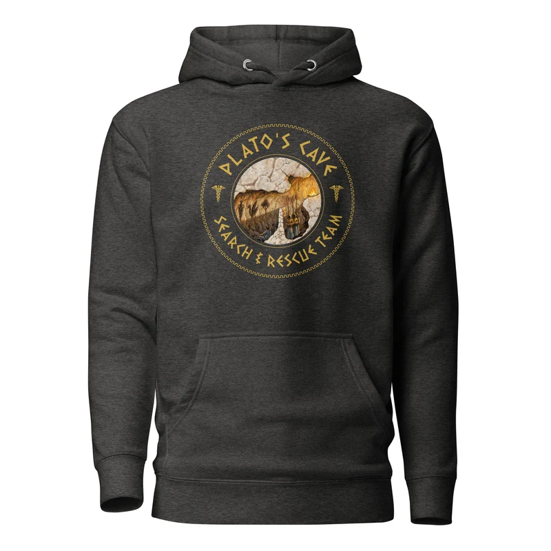 Plato's Cave: Search & Rescue Team - Meme Edition - Premium Hoodie