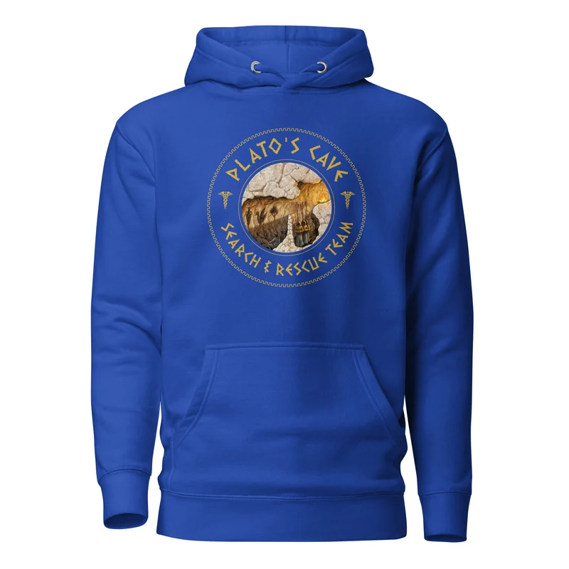 Plato's Cave: Search & Rescue Team - Meme Edition - Premium Hoodie
