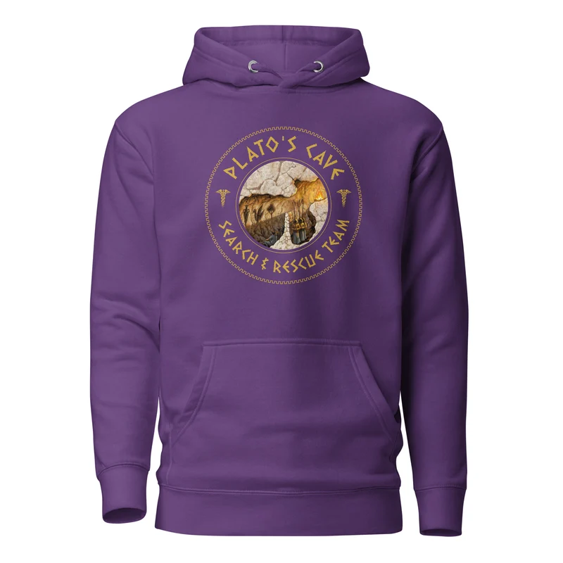 Plato's Cave: Search & Rescue Team - Meme Edition - Premium Hoodie