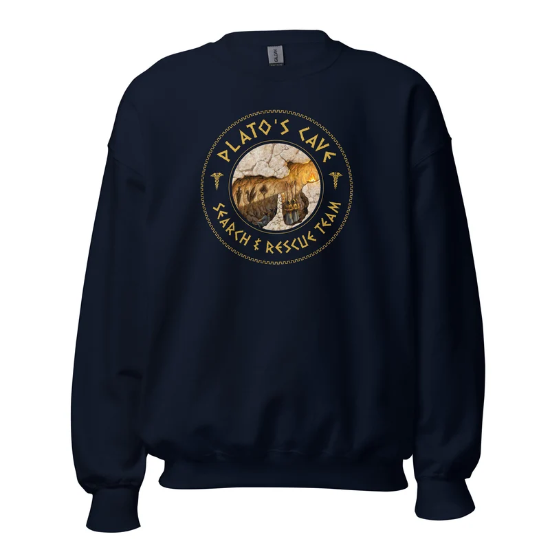 Plato's Cave: Search & Rescue Team - Meme Edition - Sweatshirt