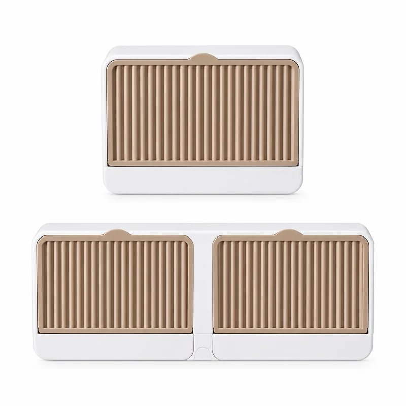 Flip-Cover Wall Soap Holder