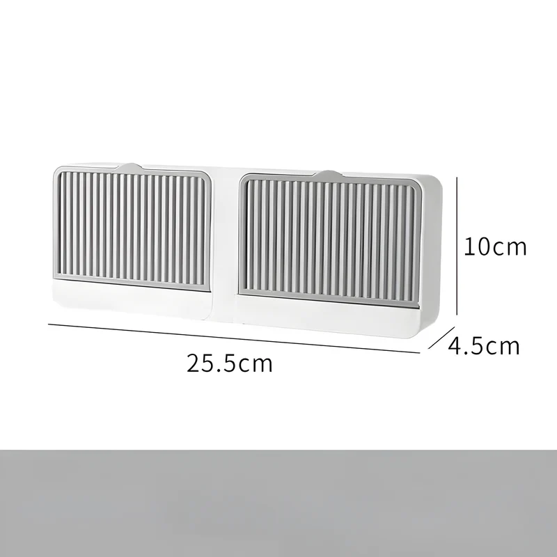 Flip-Cover Wall Soap Holder