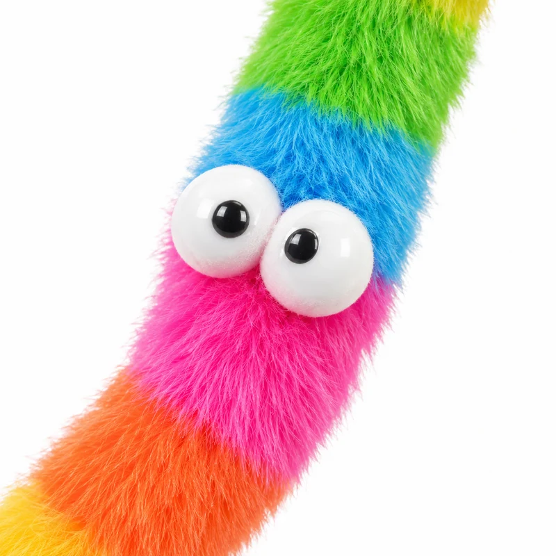 Plush Caterpillar Cat Teaser Wand
