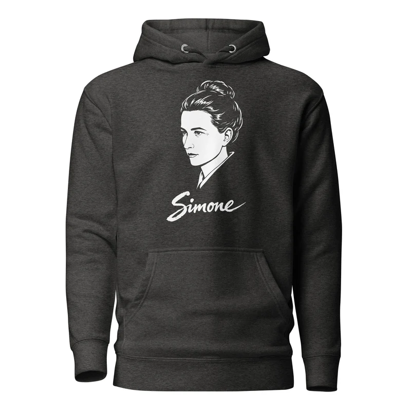 Simone de Beauvoir - Premium Hoodie