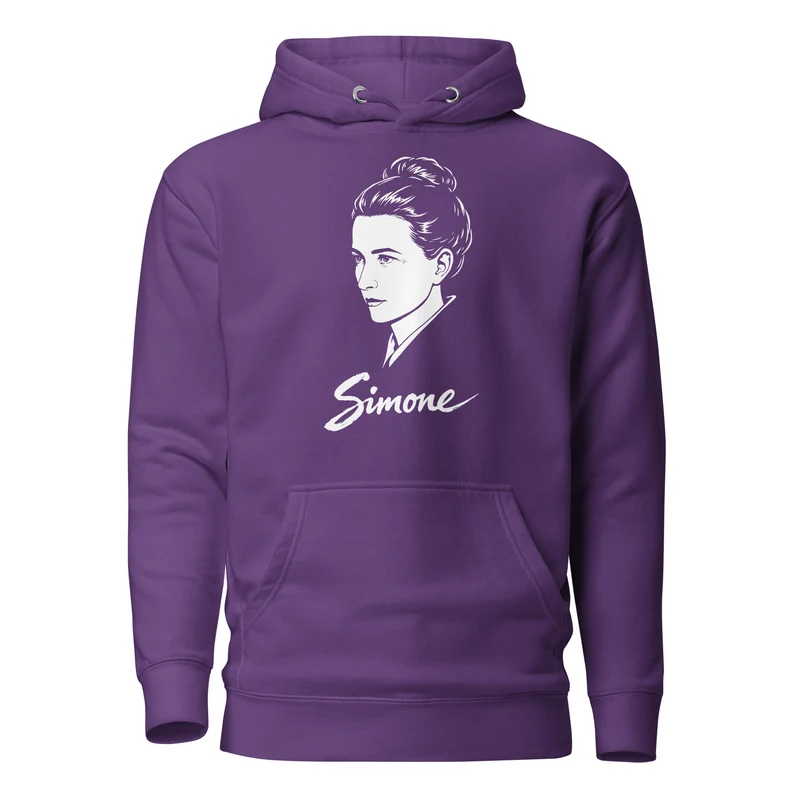 Simone de Beauvoir - Premium Hoodie