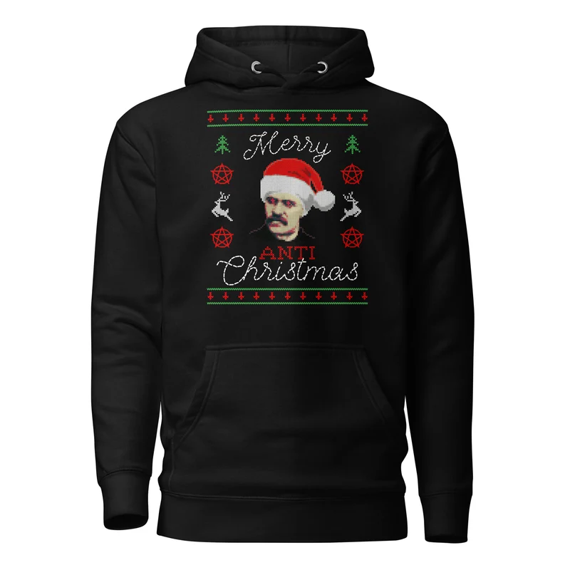 Nietzsche: Merry Anti-Christmas - Premium Hoodie