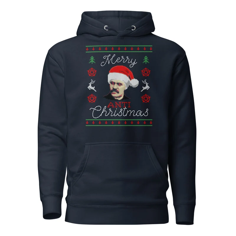 Nietzsche: Merry Anti-Christmas - Premium Hoodie