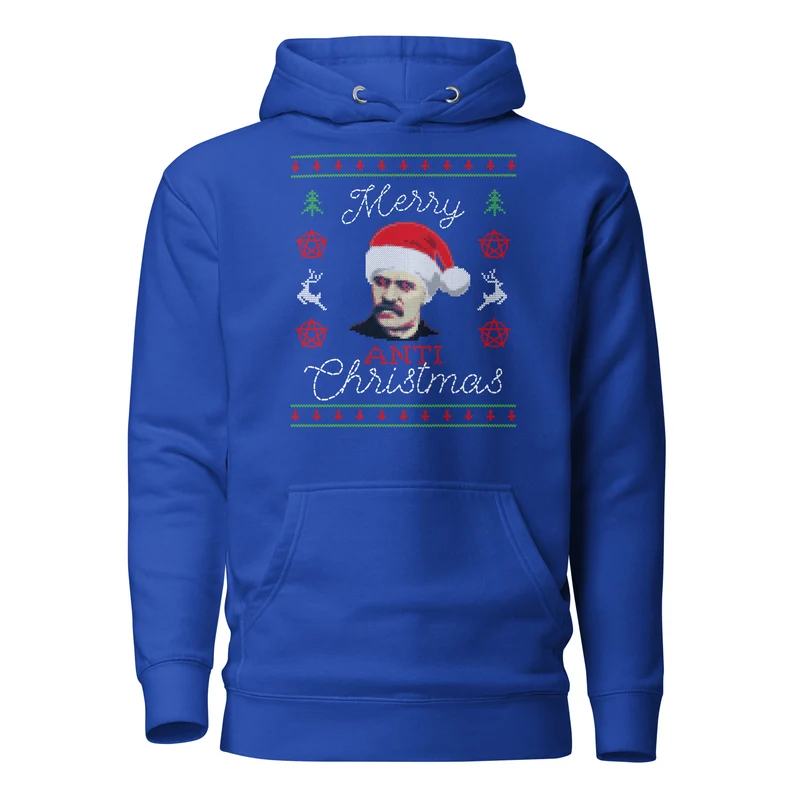 Nietzsche: Merry Anti-Christmas - Premium Hoodie