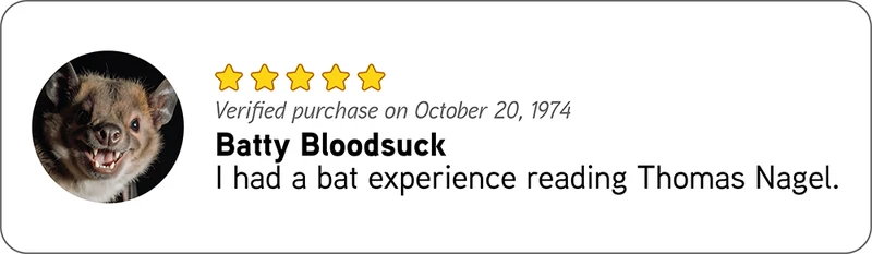 Thomas Nagel: Bat Experience - Unisex Classic T-Shirt