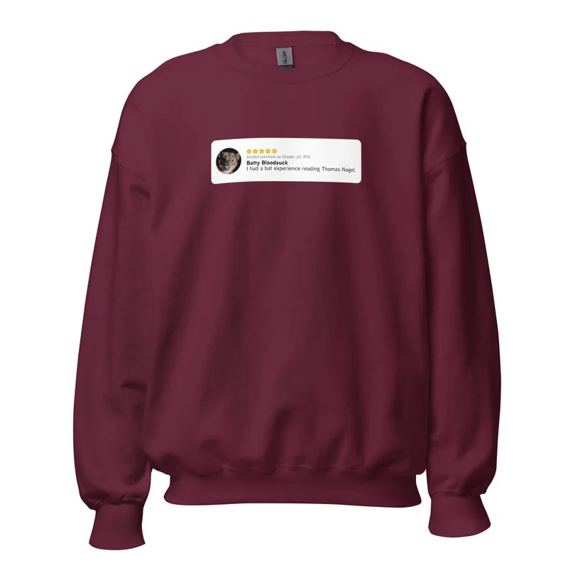 Thomas Nagel: Bat Experience - Sweatshirt
