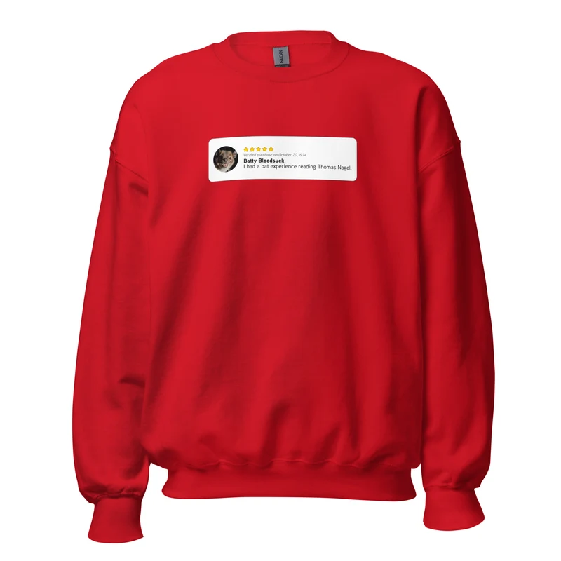 Thomas Nagel: Bat Experience - Sweatshirt