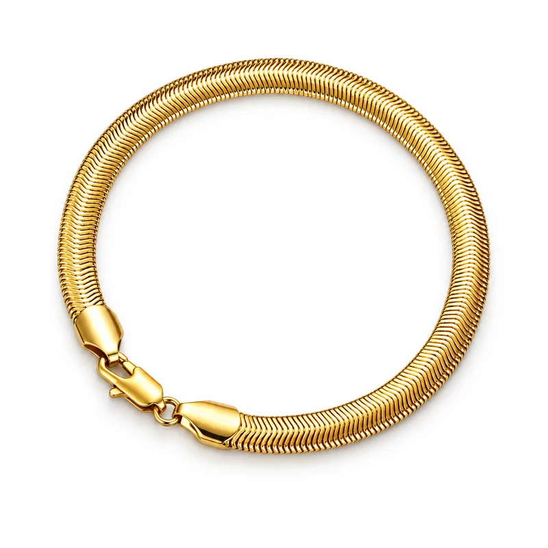 Gold-Tone Snake-Chain Bracelet