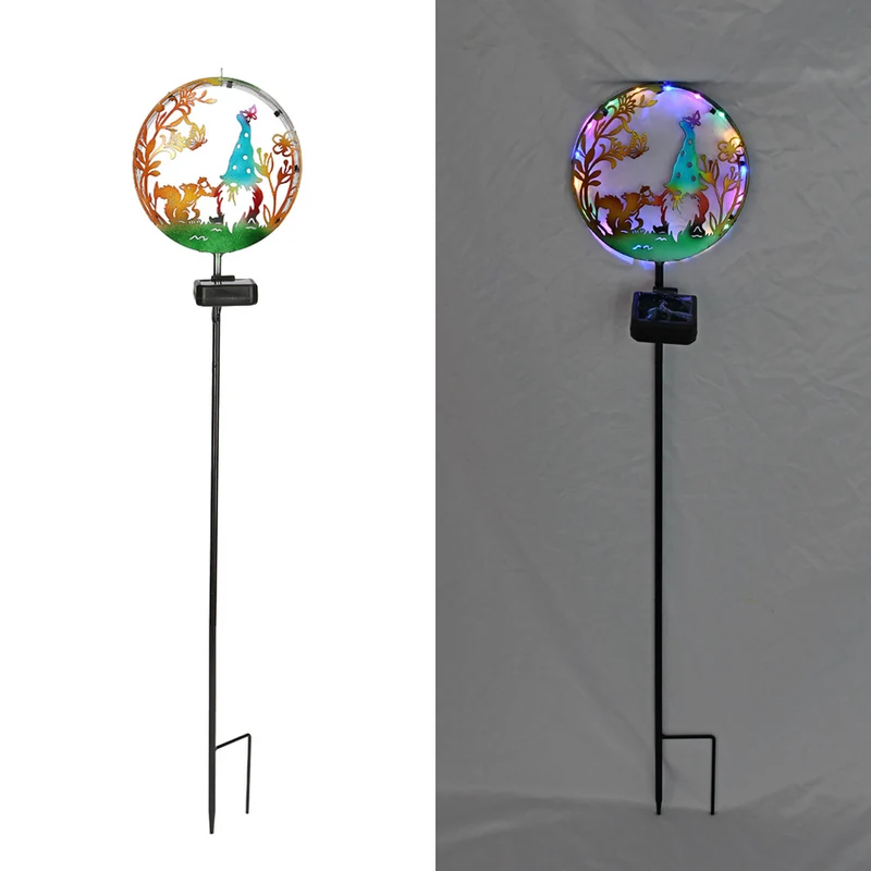 Animal Silhouette Solar Garden Stake