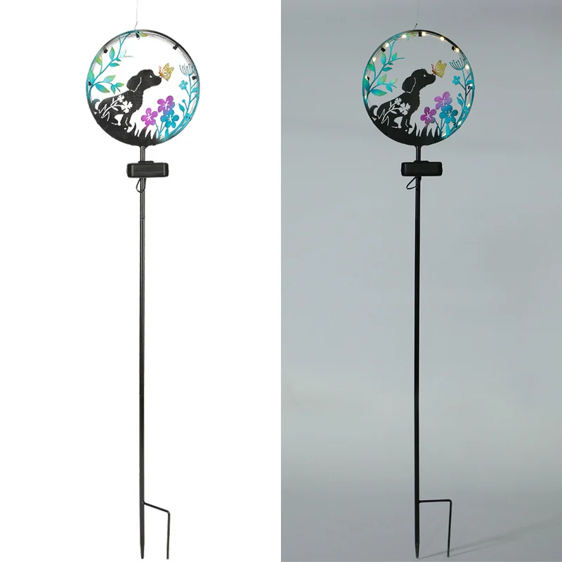 Animal Silhouette Solar Garden Stake