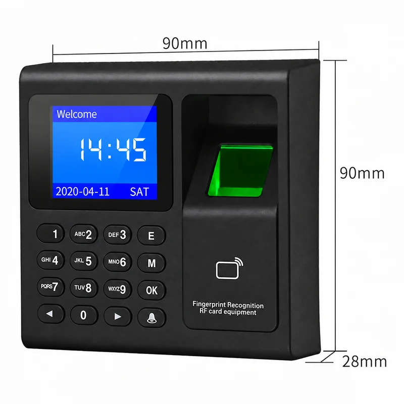 Fingerprint Keypad Access Reader with 10 Fobs