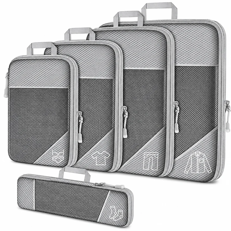 Five-Piece Mesh Packing Cube Set