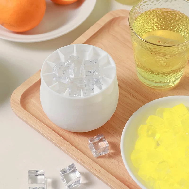 Mushroom Ice Cube Mold and Serving Bowl