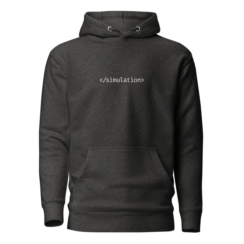 End of simulation - Embroidered - Premium Hoodie