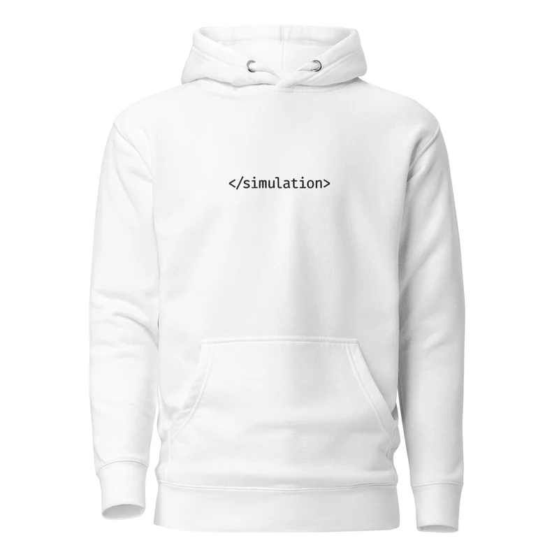 End of simulation - Embroidered - Premium Hoodie