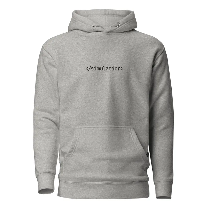 End of simulation - Embroidered - Premium Hoodie