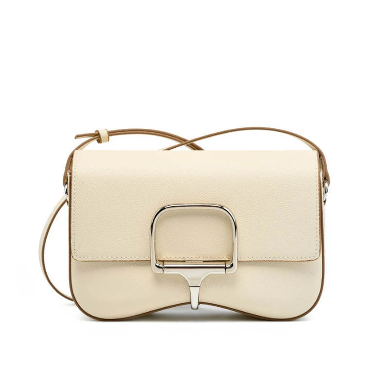 Silver-Buckle Saddle Bag