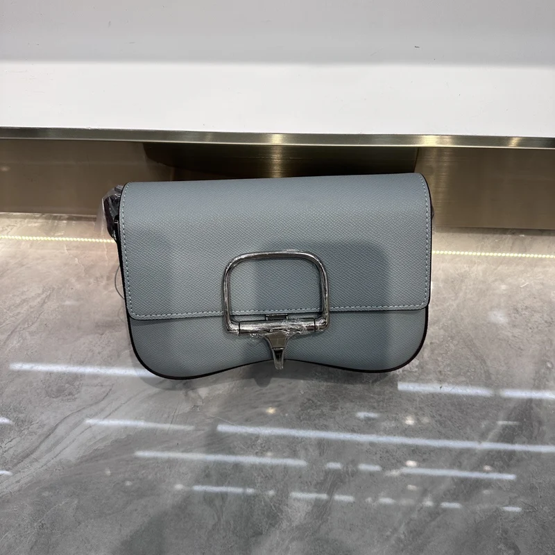 Silver-Buckle Saddle Bag