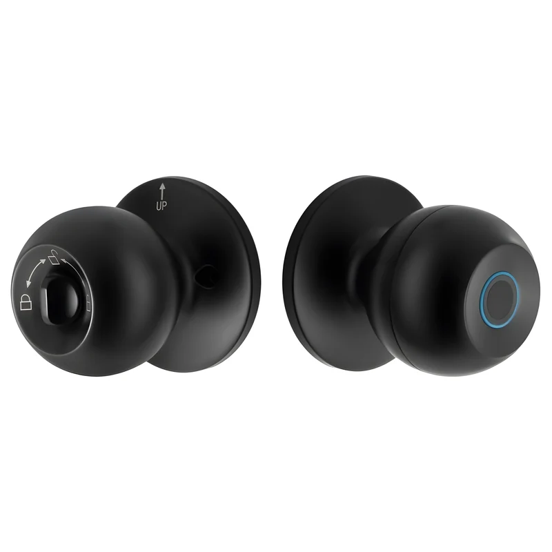 Rounded Fingerprint Smart Door Knob