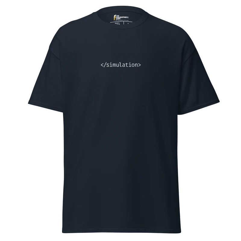 End of simulation - Embroidered - Unisex classic T-Shirt