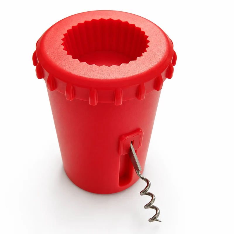 Pocket Bottle Opener with Fold-Out Corkscrew