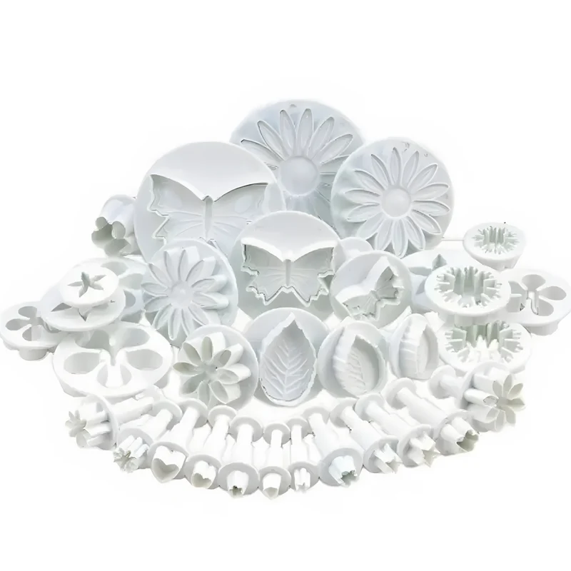 33-Piece Floral Fondant Cutter Set