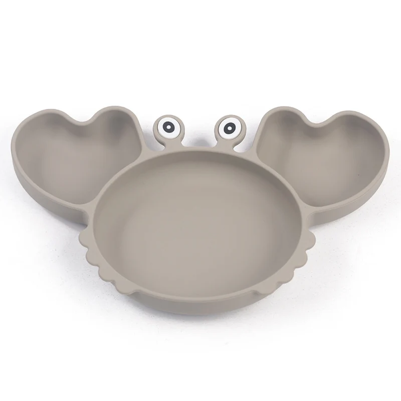 Silicone Crab Baby Feeding Set