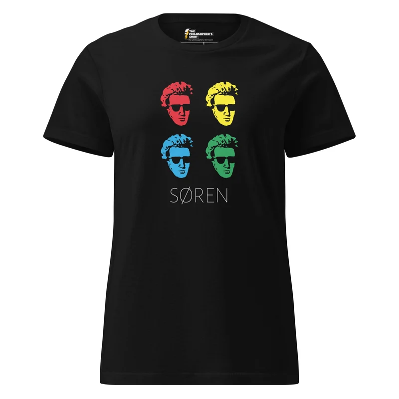 Soeren Kierkegaard Pop Art - Women’s T-shirt