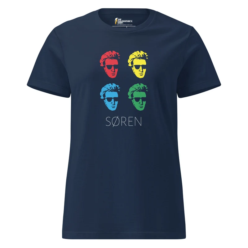 Soeren Kierkegaard Pop Art - Women’s T-shirt
