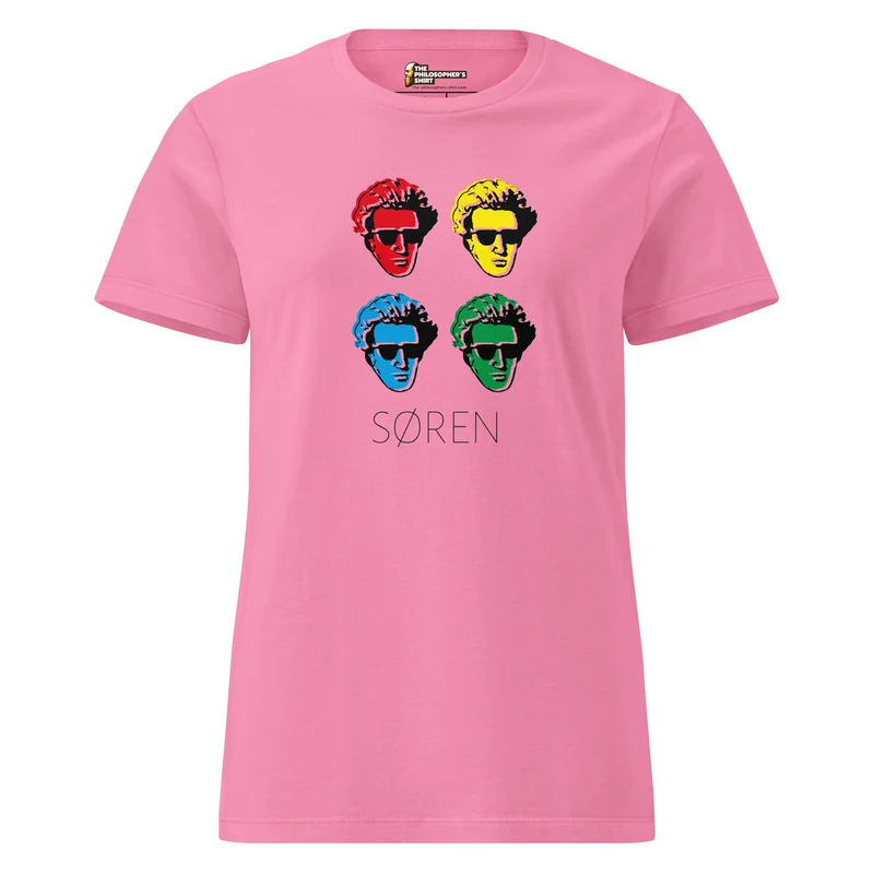 Soeren Kierkegaard Pop Art - Women’s T-shirt
