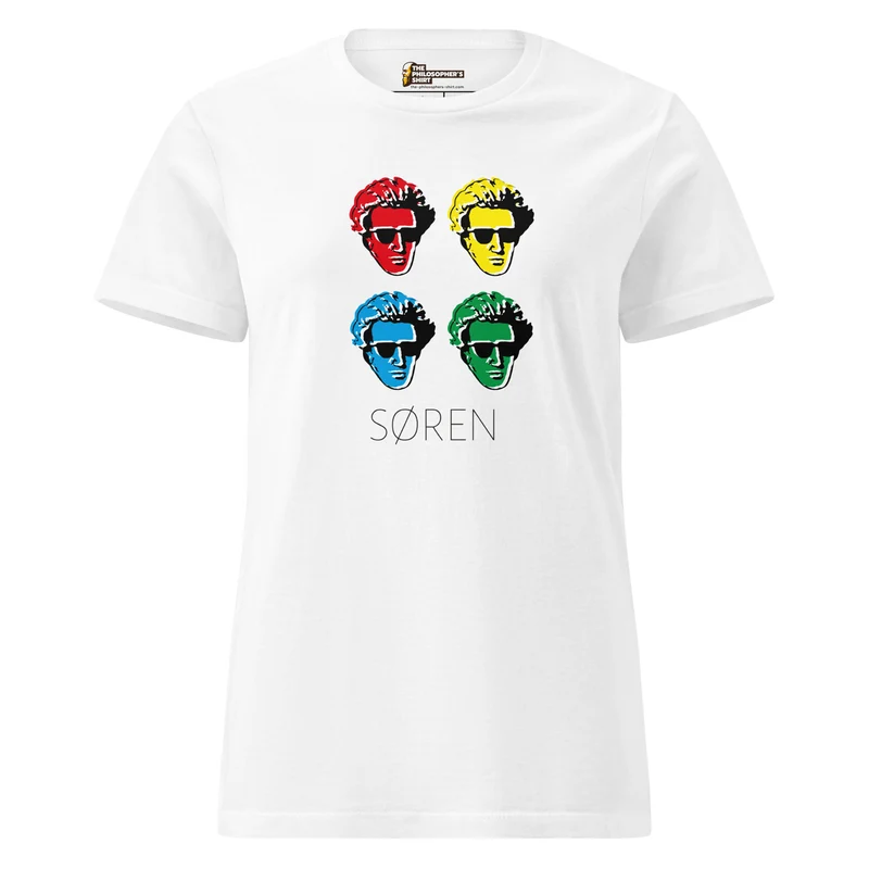 Soeren Kierkegaard Pop Art - Women’s T-shirt