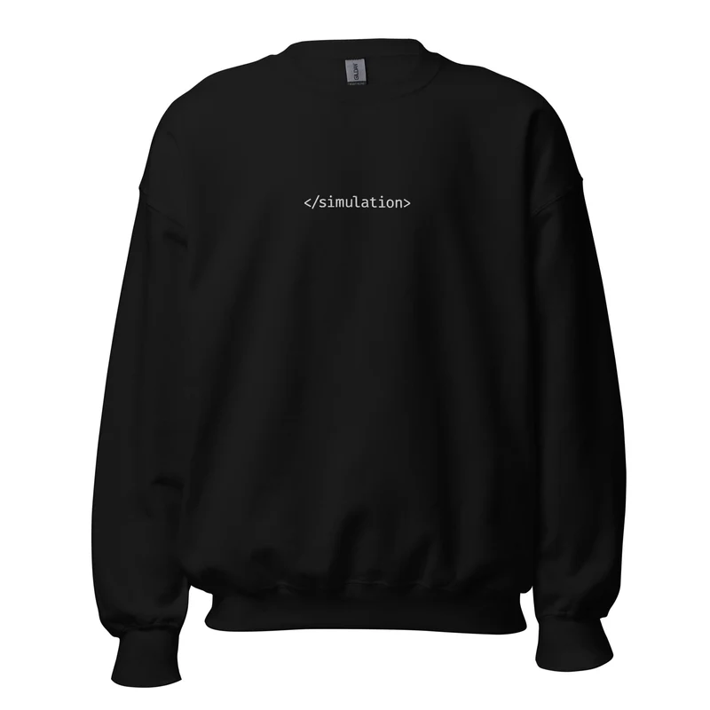 End of simulation - Embroidered - Sweatshirt