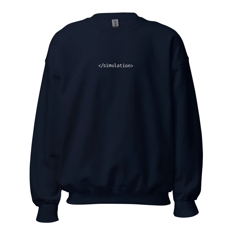 End of simulation - Embroidered - Sweatshirt