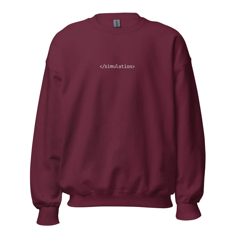 End of simulation - Embroidered - Sweatshirt