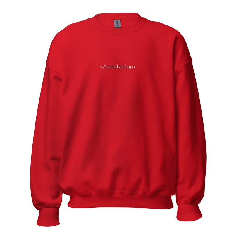 End of simulation - Embroidered - Sweatshirt