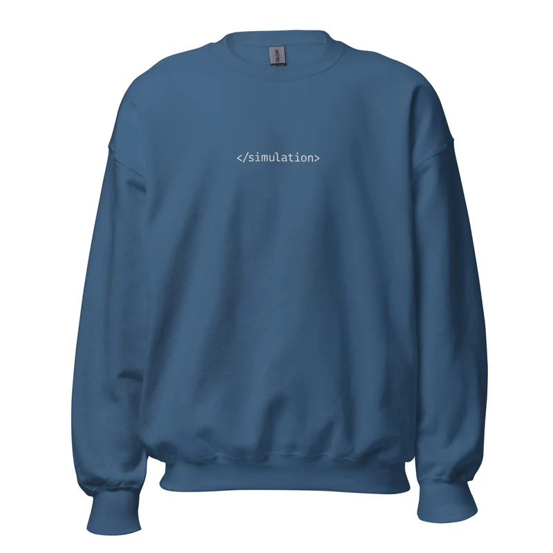 End of simulation - Embroidered - Sweatshirt