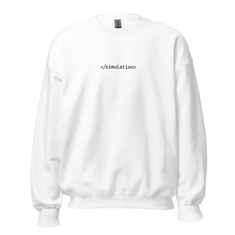 End of simulation - Embroidered - Sweatshirt